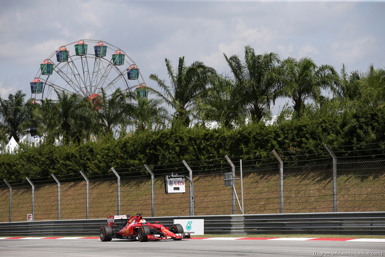 GP MALESIA, 27.03.2015 - Prove Libere 2, Sebastian Vettel (GER) Ferrari SF15-T