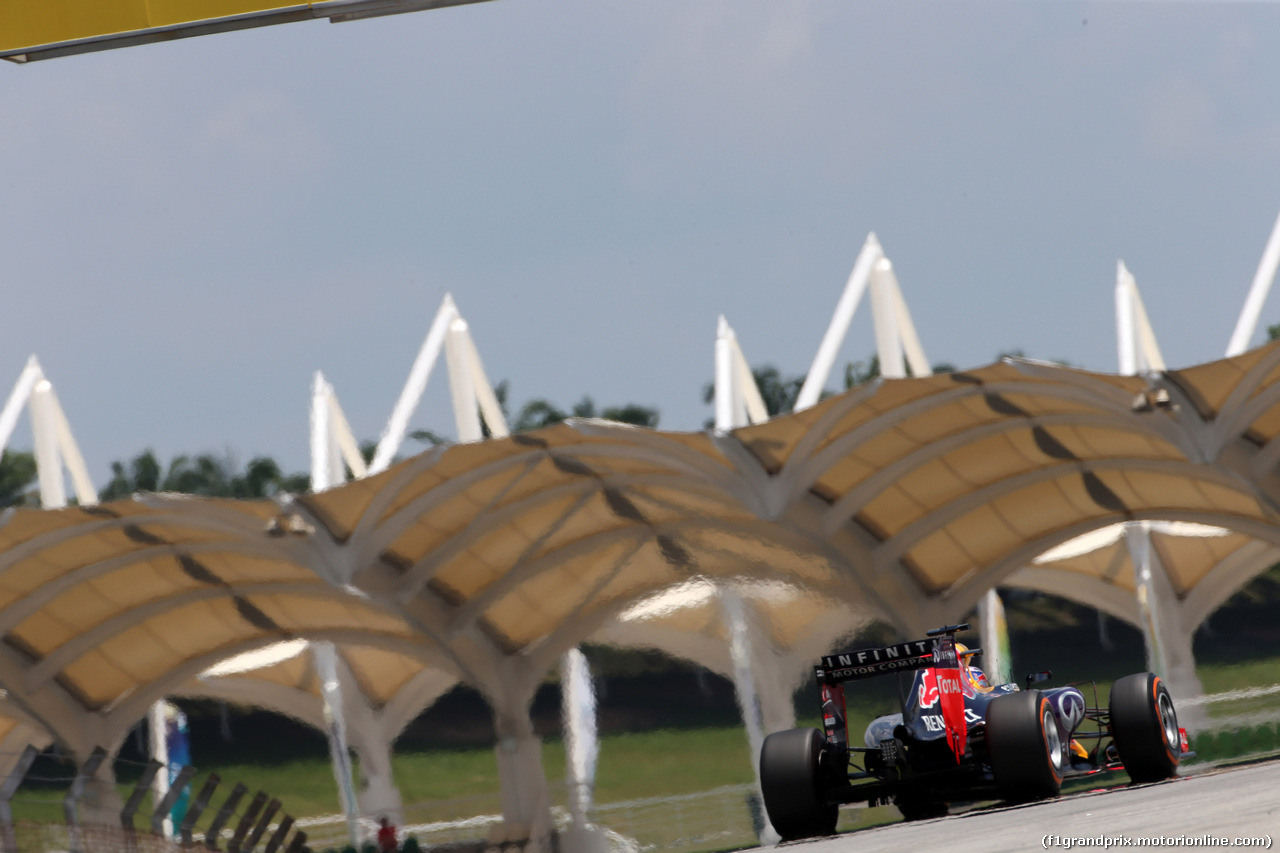 GP MALESIA, 27.03.2015 - Prove Libere 2, Daniel Ricciardo (AUS) Red Bull Racing RB11