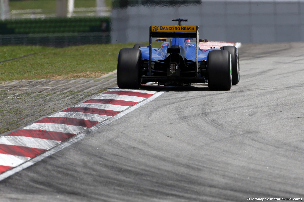 GP MALESIA, 27.03.2015 - Prove Libere 2, Felipe Nasr (BRA) Sauber C34