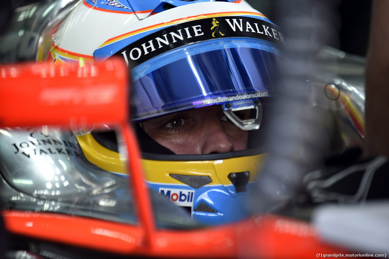 GP MALESIA, 27.03.2015 - Prove Libere 2, Fernando Alonso (ESP) McLaren Honda MP4-30