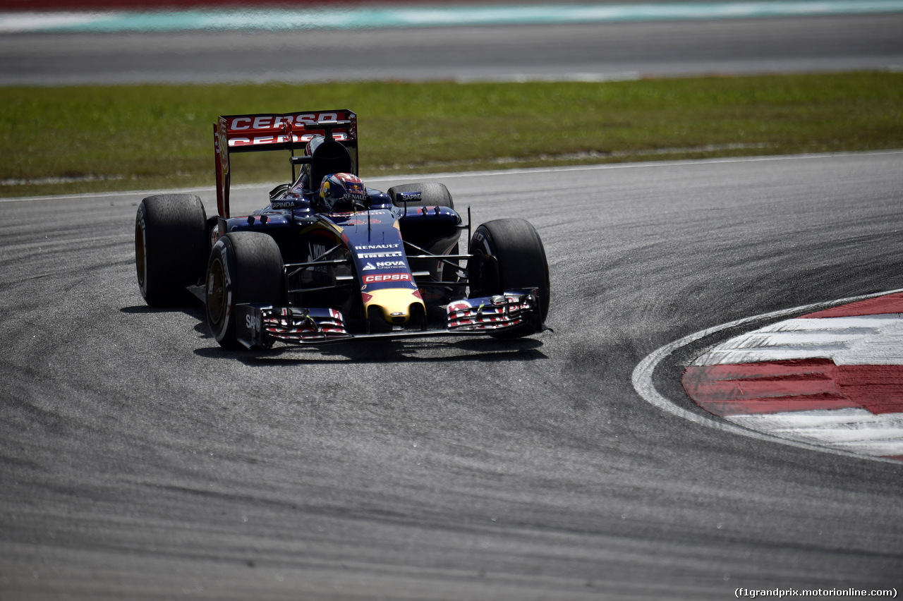 GP MALESIA, 27.03.2015 - Prove Libere 2, Max Verstappen (NED) Scuderia Toro Rosso STR10