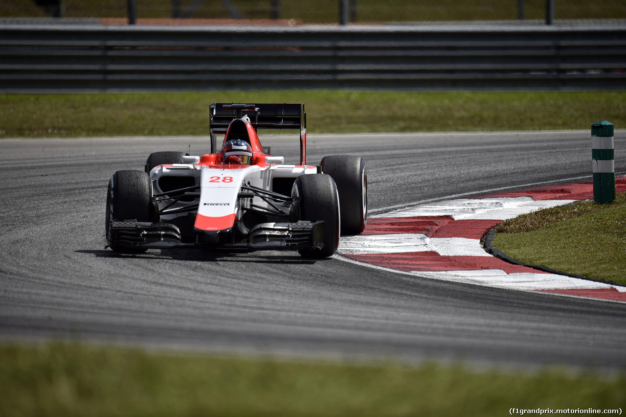 GP MALESIA, 27.03.2015 - Prove Libere 2, William Stevens (GBR) Manor Marussia F1 Team