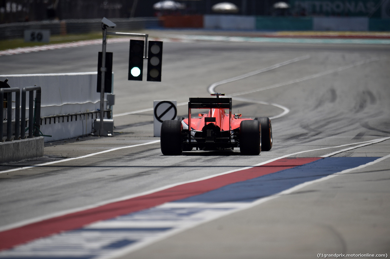 GP MALESIA, 27.03.2015 - Prove Libere 2, Roberto Merhi (ESP) Manor Marussia F1 Team