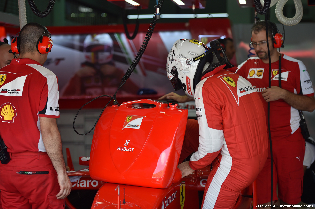 GP MALESIA, 27.03.2015 - Prove Libere 2, Sebastian Vettel (GER) Ferrari SF15-T