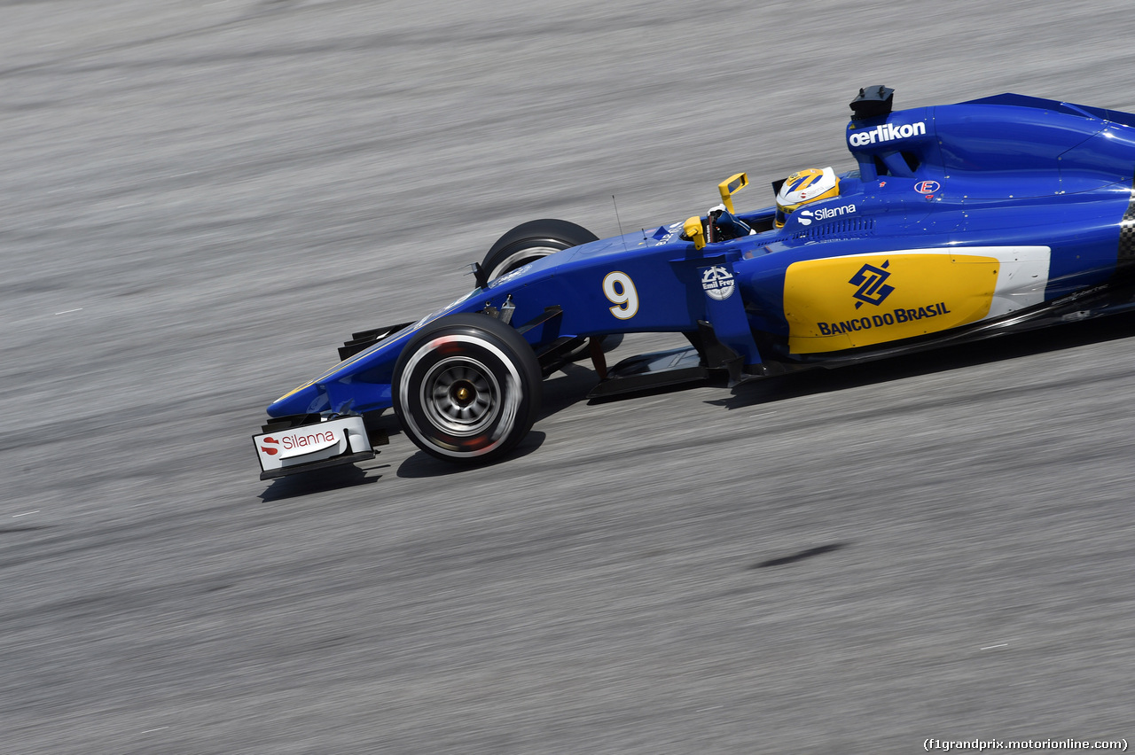 GP MALESIA, 27.03.2015 - Prove Libere 2, Marcus Ericsson (SUE) Sauber C34