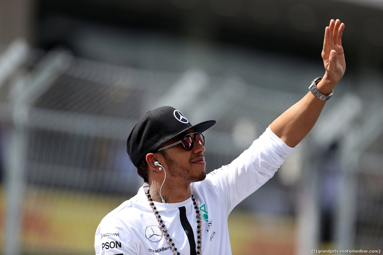 GP MESSICO, 01.11.2015 - Lewis Hamilton (GBR) Mercedes AMG F1 W06