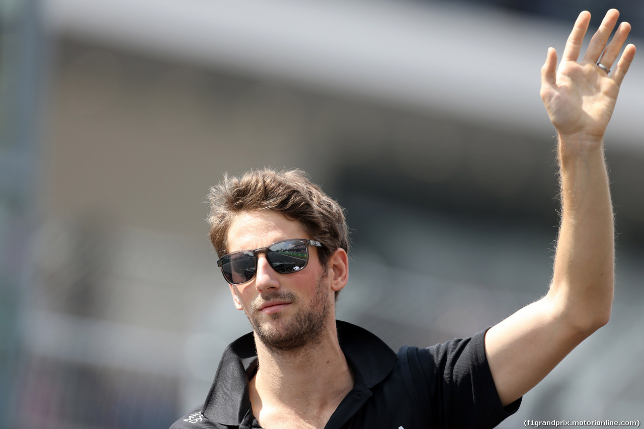 GP MESSICO, 01.11.2015 - Romain Grosjean (FRA) Lotus F1 Team E23