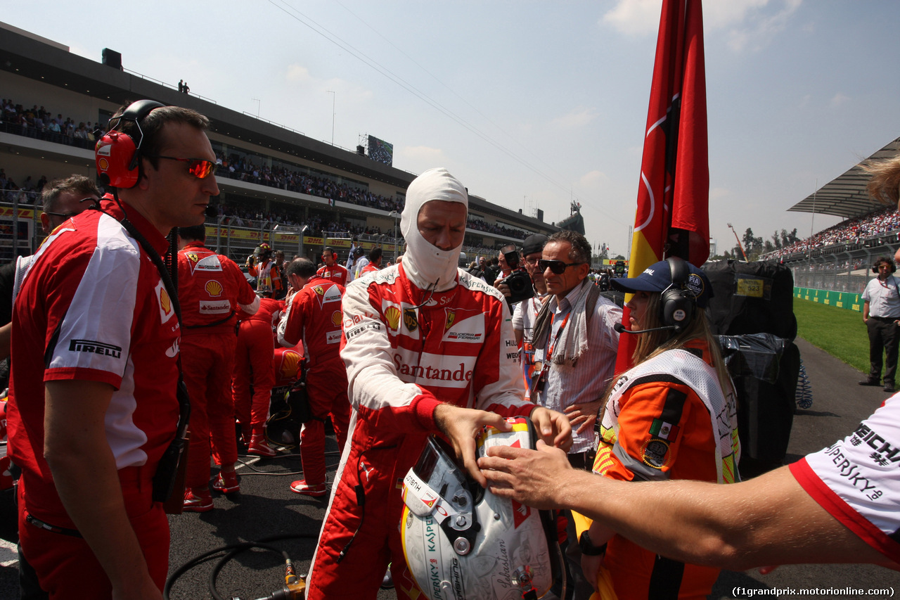 GP MESSICO, 01.11.2015 - Gara, Sebastian Vettel (GER) Ferrari SF15-T
