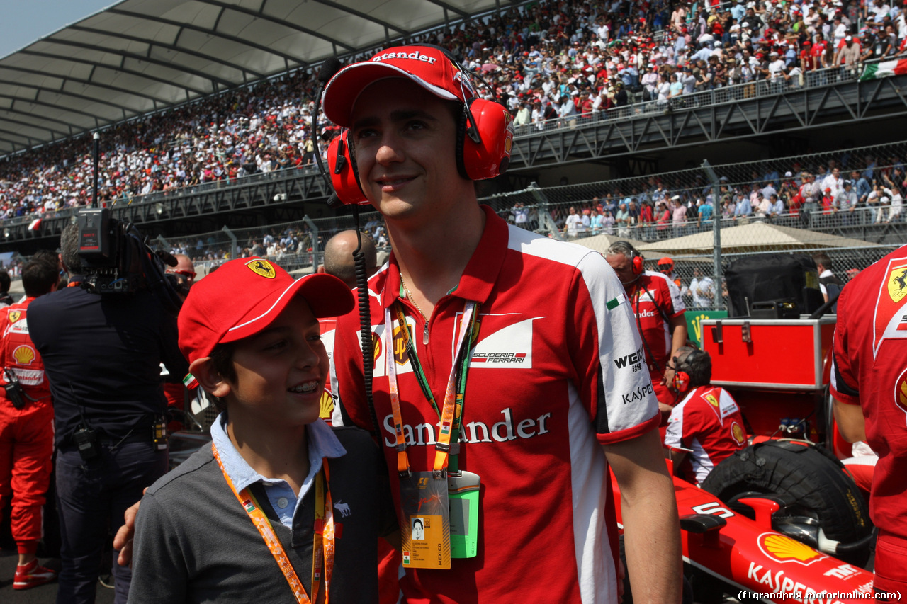 GP MESSICO, 01.11.2015 - Gara, Esteban Gutierrez (MEX) Ferrari Test e Reserve Driver