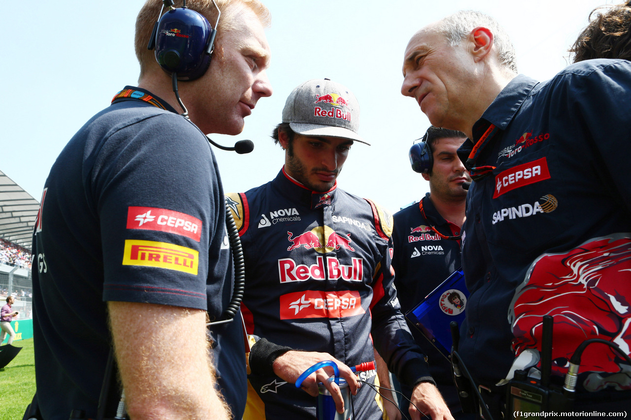 GP MESSICO, 01.11.2015 - Gara, Carlos Sainz Jr (ESP) Scuderia Toro Rosso STR10 e Franz Tost, Scuderia Toro Rosso, Team Principal