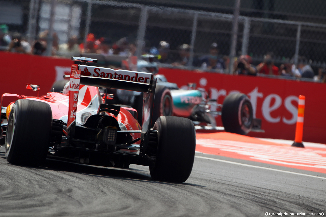 GP MESSICO, 01.11.2015 - Gara, Sebastian Vettel (GER) Ferrari SF15-T