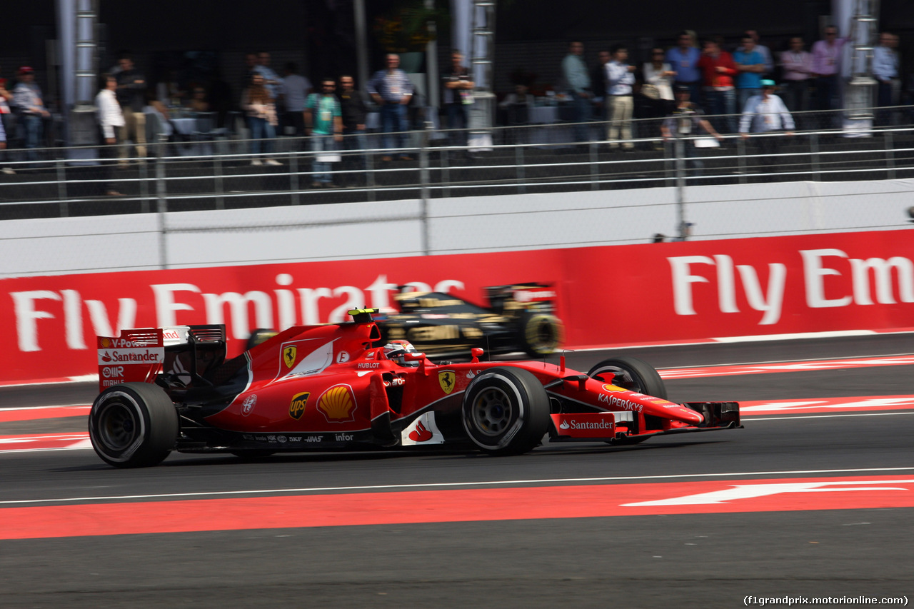 GP MESSICO, 01.11.2015 - Gara, Kimi Raikkonen (FIN) Ferrari SF15-T