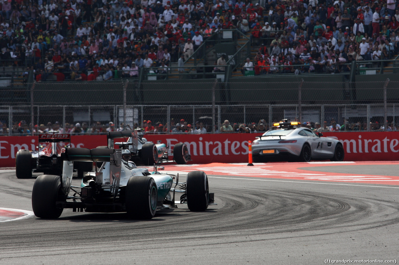 GP MESSICO, 01.11.2015 - Gara, The Safety car on the track