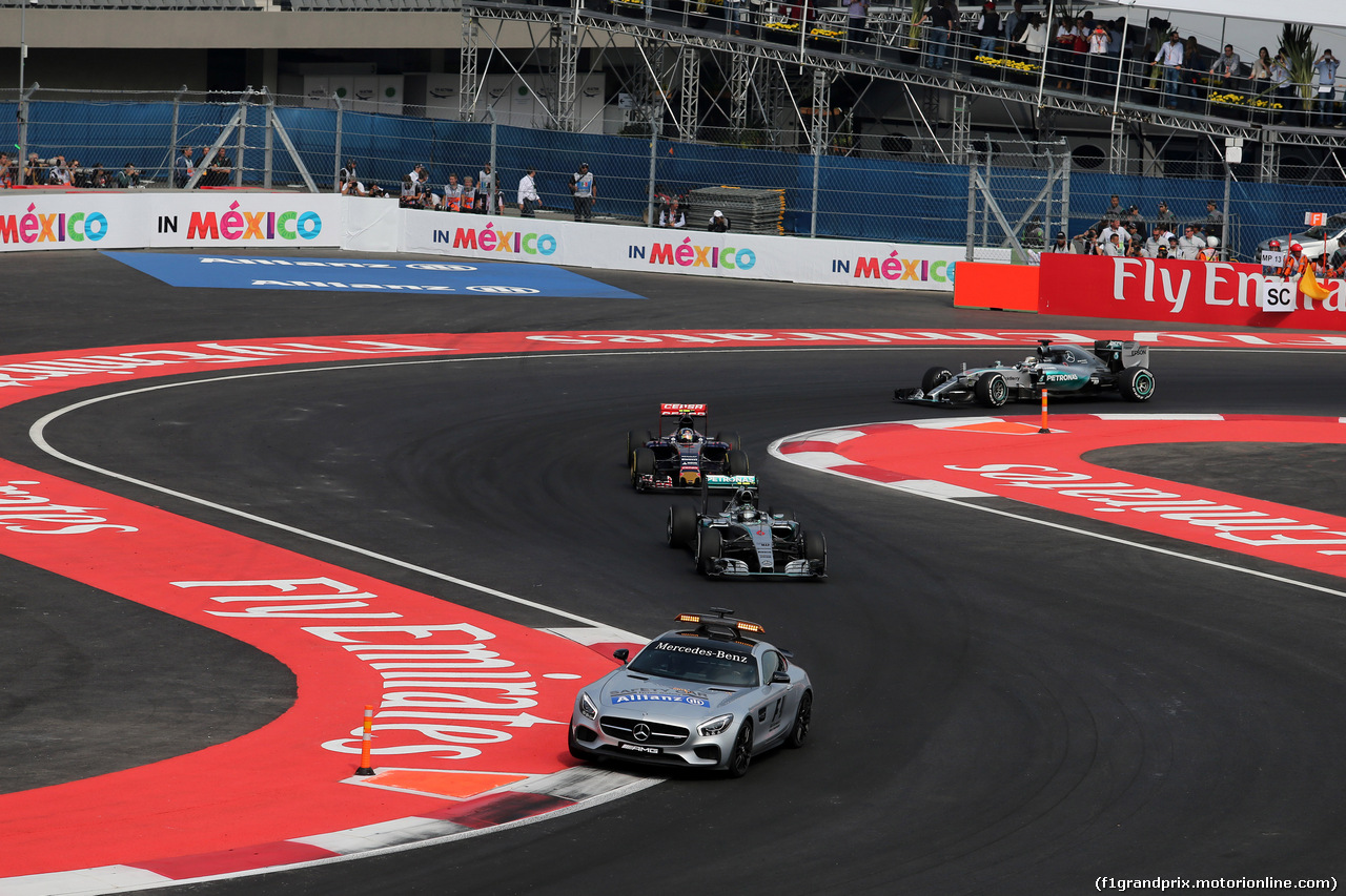 GP MESSICO, 01.11.2015 - Gara, The Safety car on the track