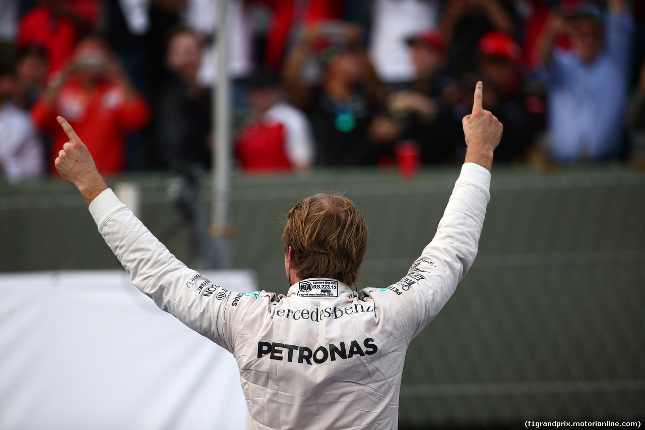 GP MESSICO, 01.11.2015 - Gara, Nico Rosberg (GER) Mercedes AMG F1 W06 vincitore