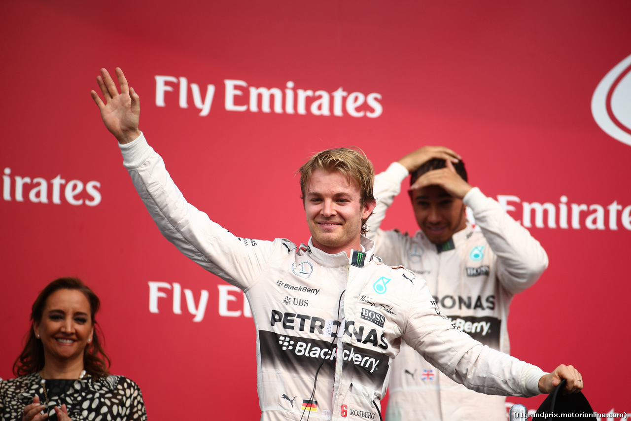 GP MESSICO, 01.11.2015 - Gara, Nico Rosberg (GER) Mercedes AMG F1 W06 vincitore