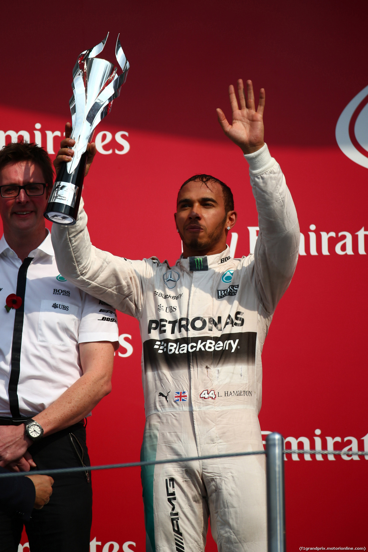 GP MESSICO, 01.11.2015 - Gara, secondo Lewis Hamilton (GBR) Mercedes AMG F1 W06