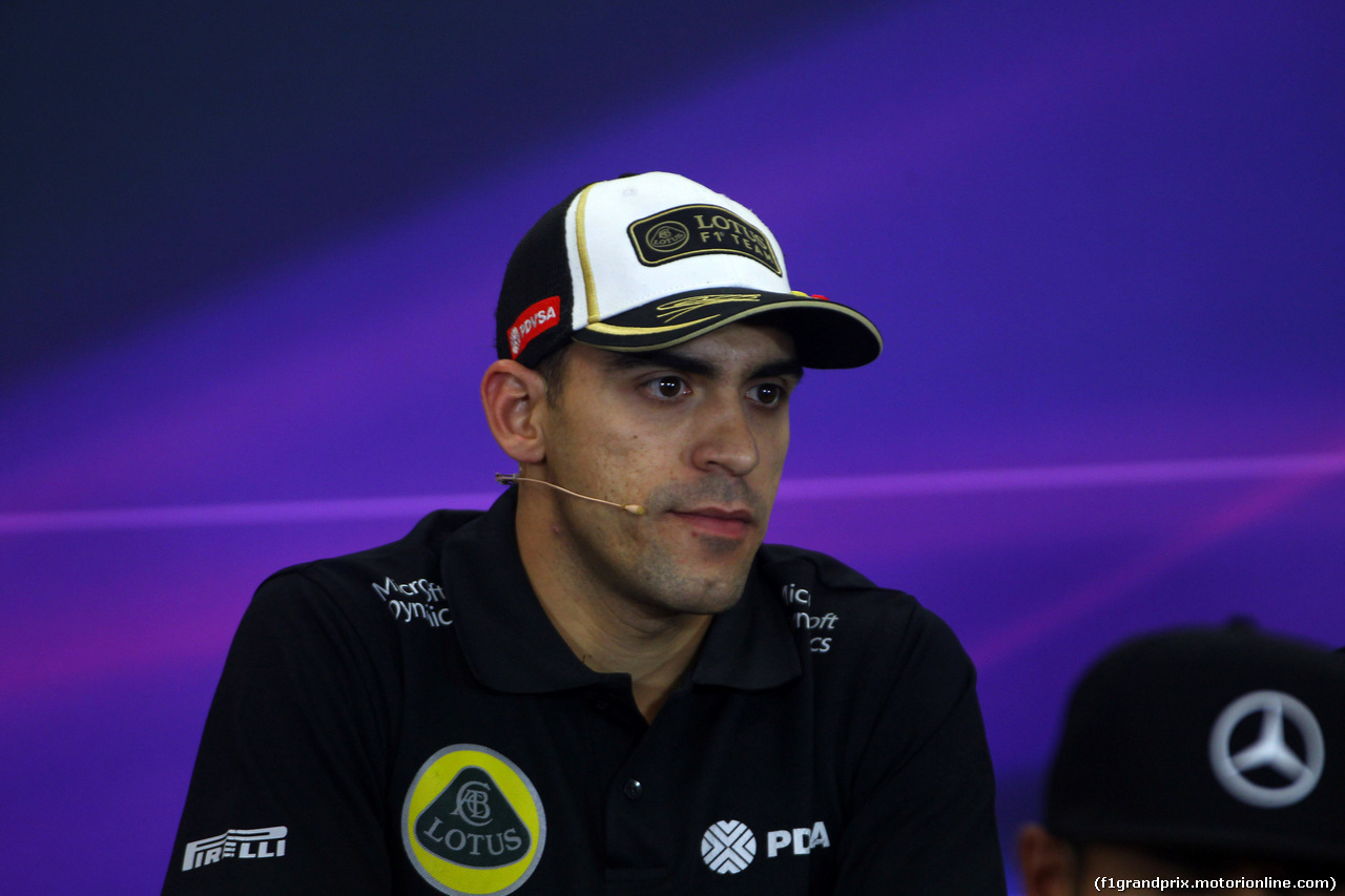 GP MESSICO, 29.10.2015 - Conferenza Stampa, Pastor Maldonado (VEN) Lotus F1 Team E23