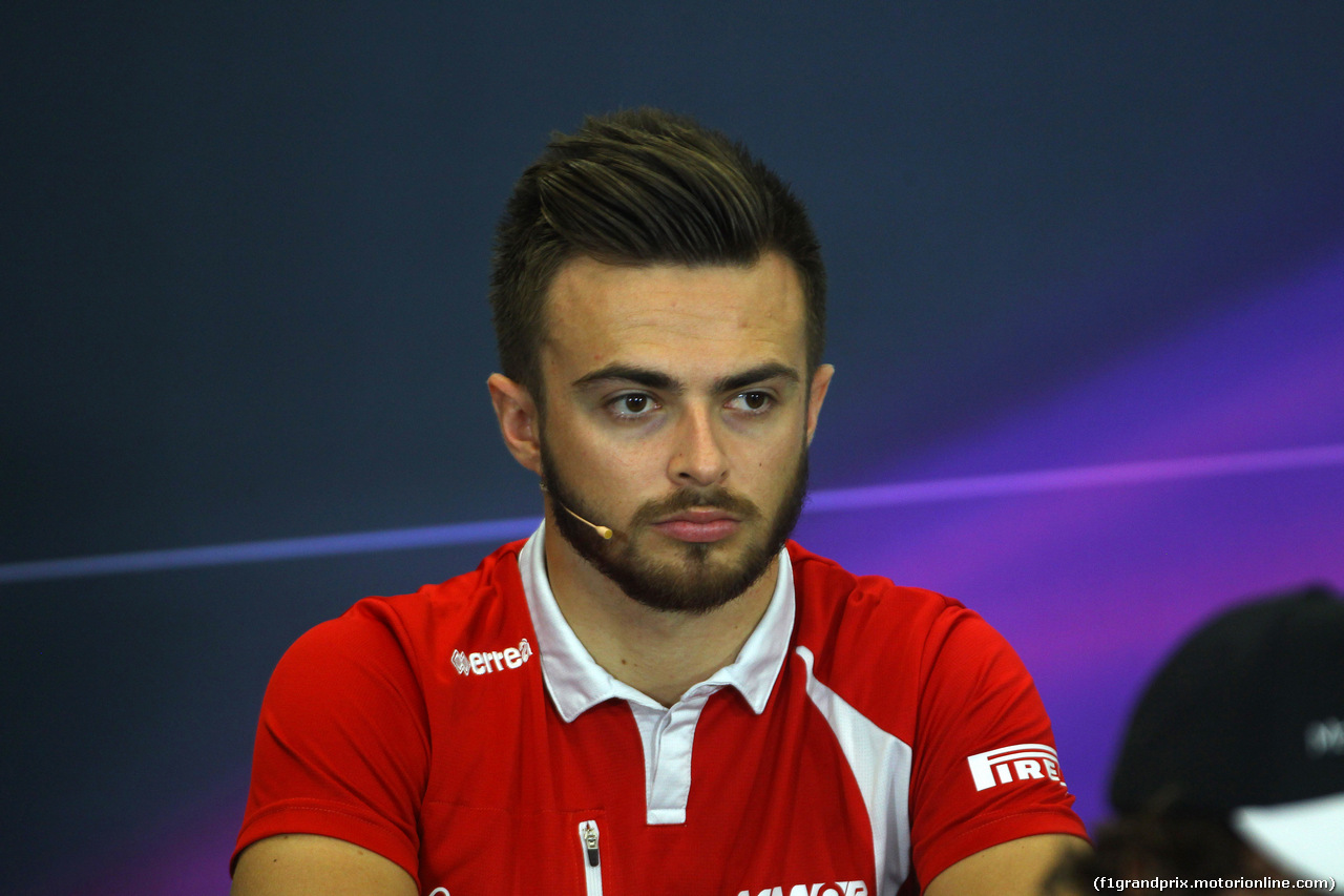 GP MESSICO, 29.10.2015 - Conferenza Stampa, William Stevens (GBR) Manor Marussia F1 Team