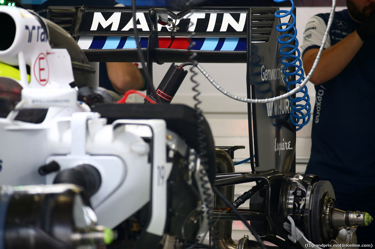 GP MESSICO, 29.10.2015 - Williams F1 Team FW37, detail
