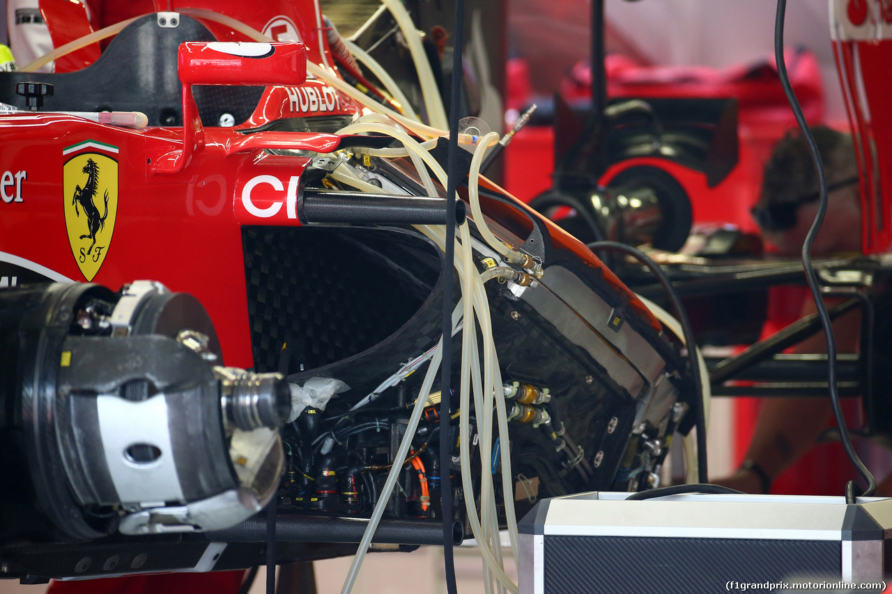 GP MESSICO, 29.10.2015 - Ferrari SF15-T, detail