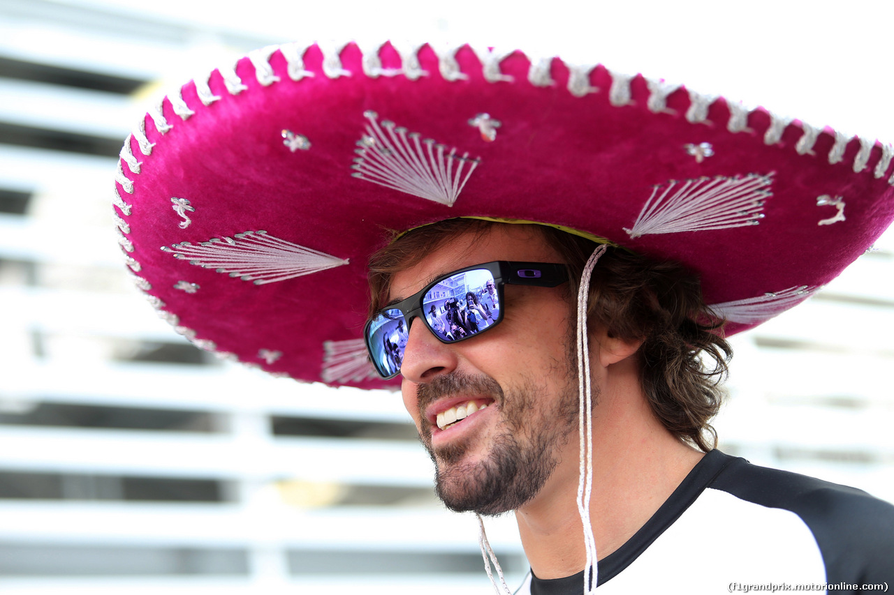 GP MESSICO, 29.10.2015 - Fernando Alonso (ESP) McLaren Honda MP4-30