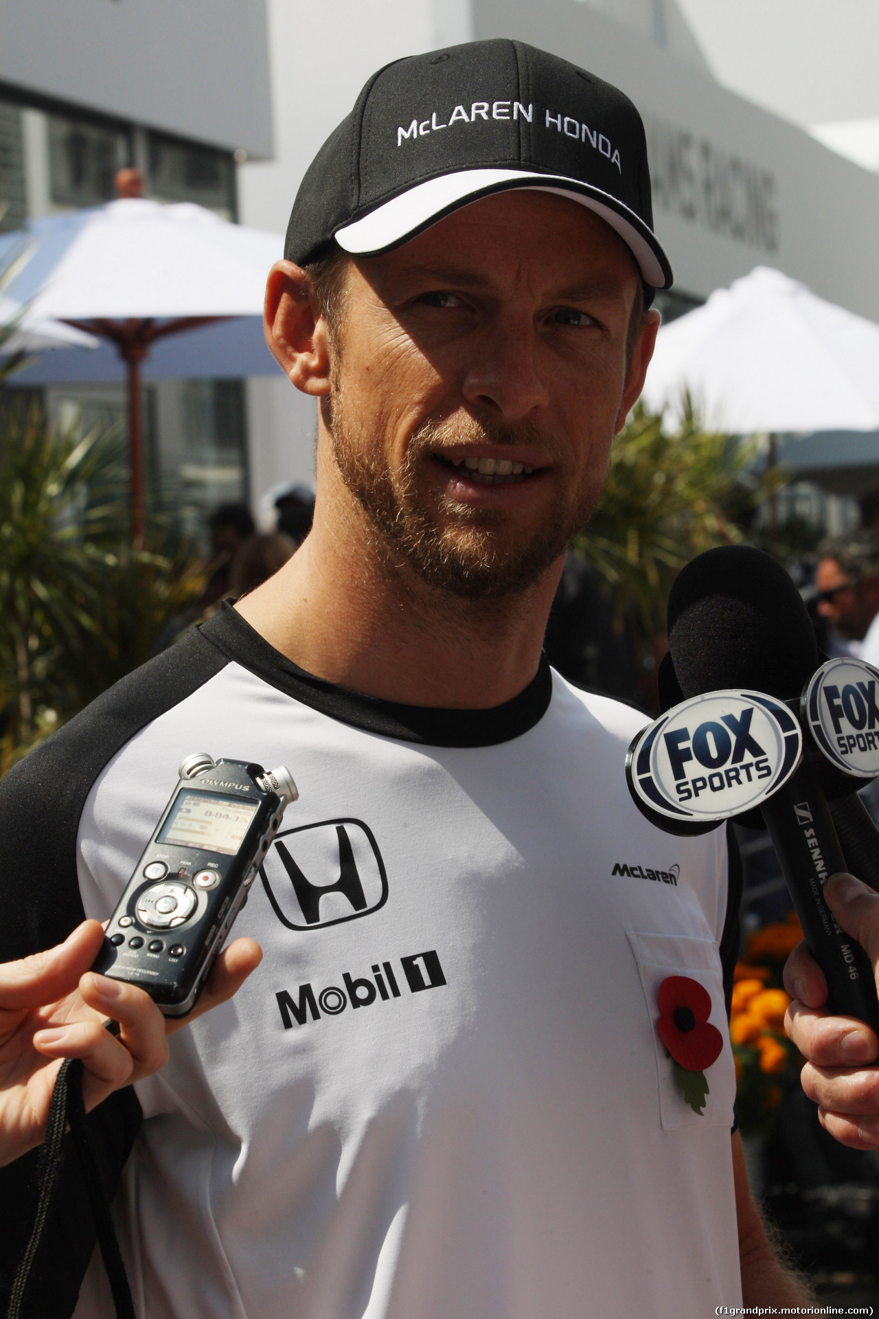 GP MESSICO, 29.10.2015 - Jenson Button (GBR)  McLaren Honda MP4-30.