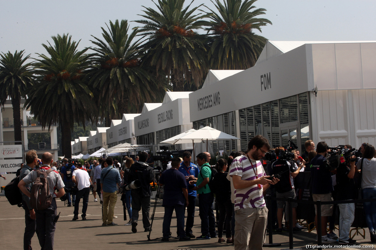 GP MESSICO, 29.10.2015 - The paddock