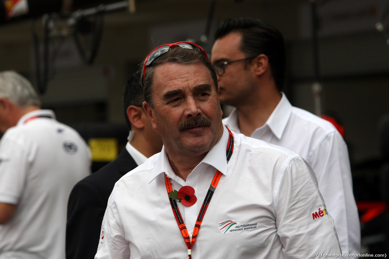 GP MESSICO, 29.10.2015 - Nigel Mansell (GBR)