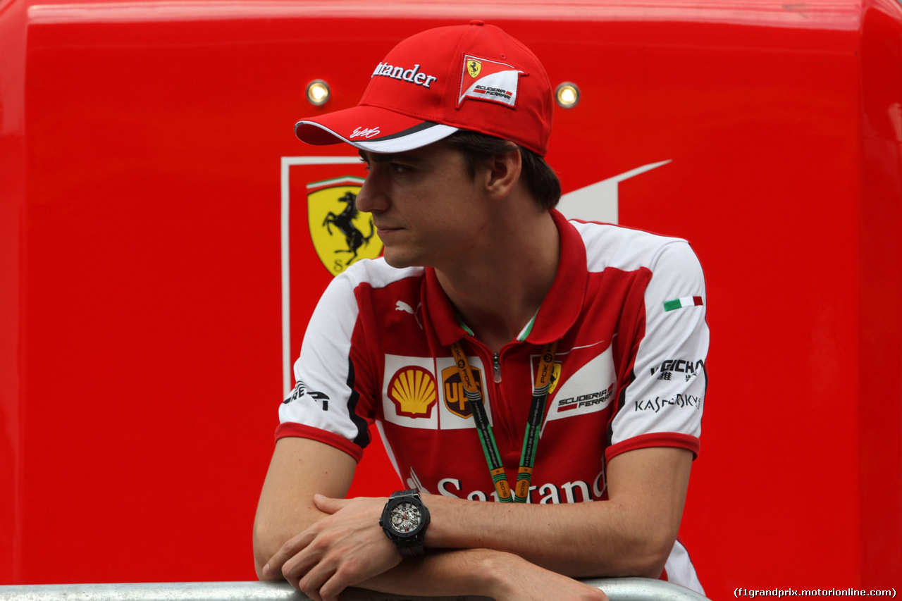 GP MESSICO, 29.10.2015 - Esteban Gutierrez (MEX) Ferrari Test e Reserve Driver