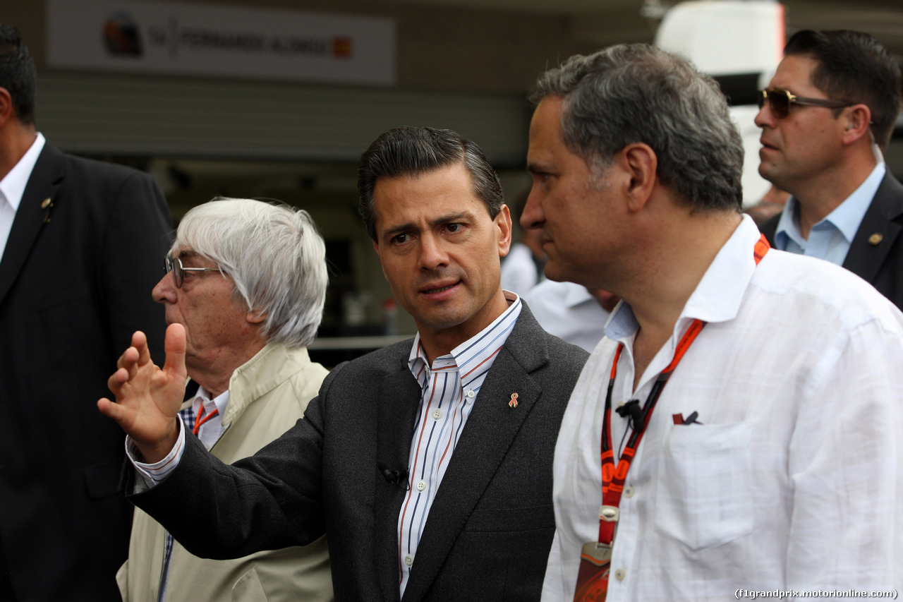 GP MESSICO, 29.10.2015 - Enrique Pena Nieto (MEX), President of Mexico