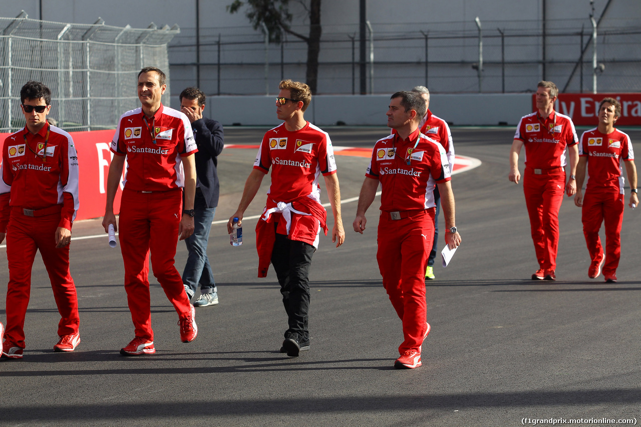 GP MESSICO, 29.10.2015 - Sebastian Vettel (GER) Ferrari SF15-T