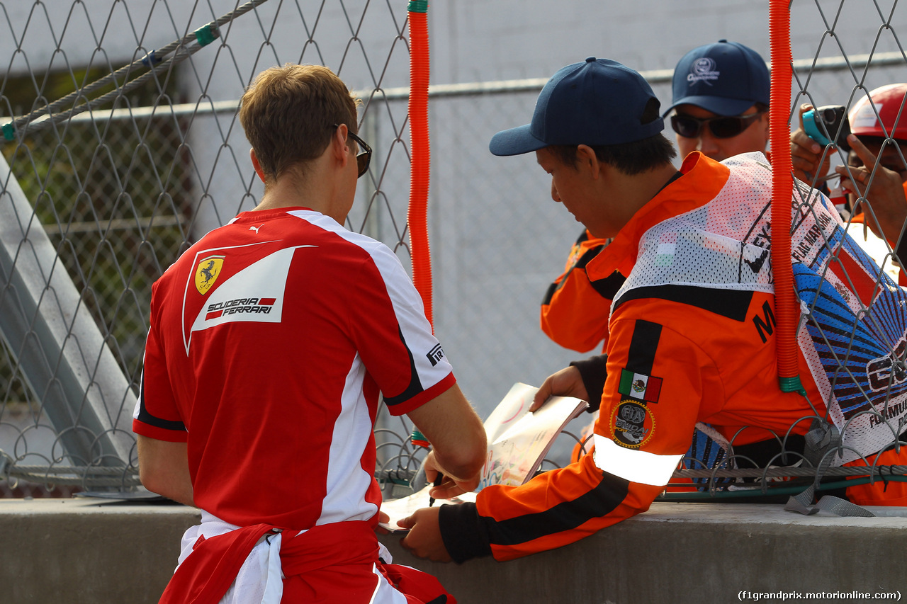 GP MESSICO, 29.10.2015 - Sebastian Vettel (GER) Ferrari SF15-T