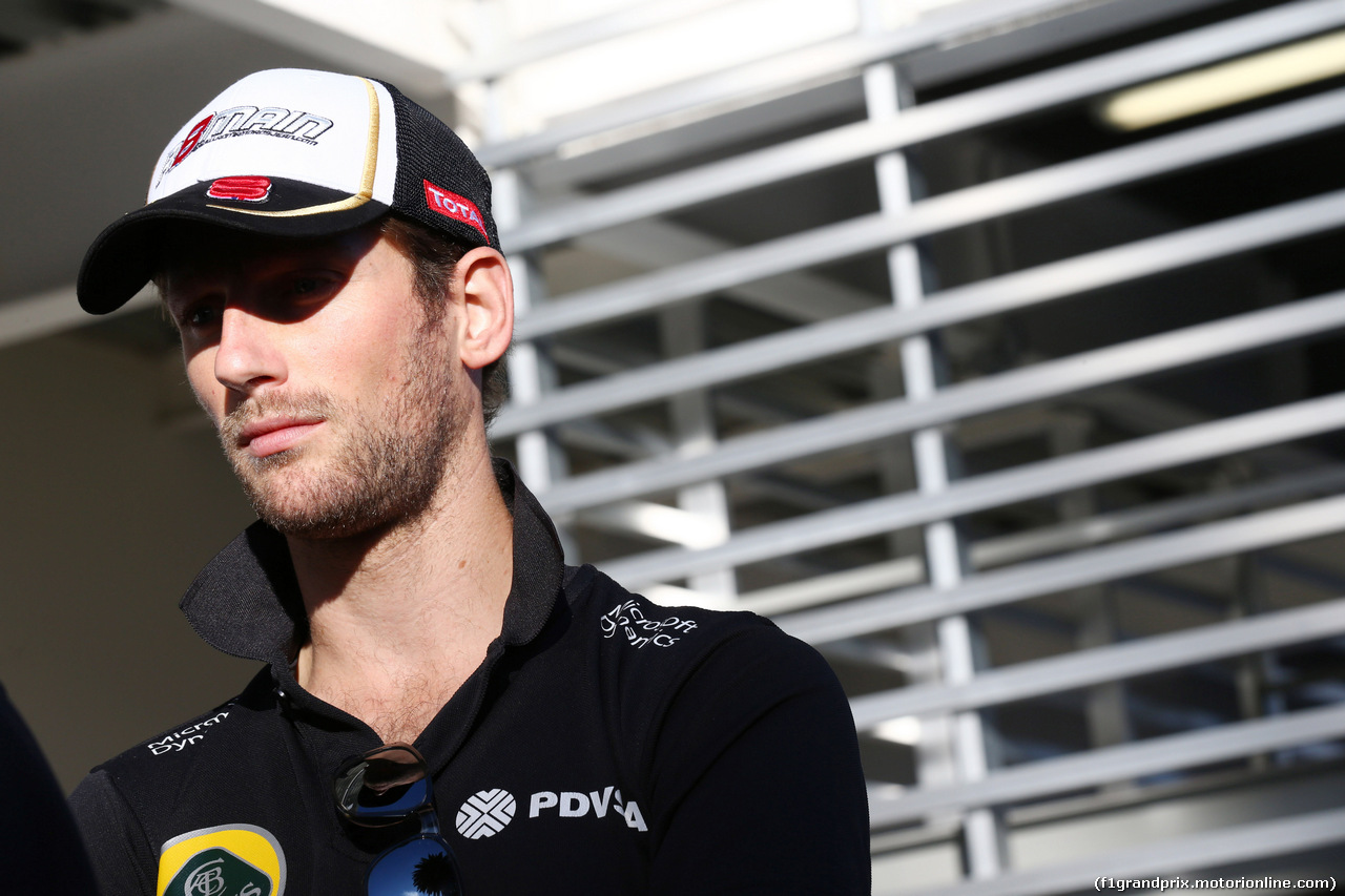 GP MESSICO, 29.10.2015 - Romain Grosjean (FRA) Lotus F1 Team E23