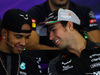 GP MESSICO, 29.10.2015 - Conferenza Stampa, Lewis Hamilton (GBR) Mercedes AMG F1 W06 e Sergio Perez (MEX) Sahara Force India F1 VJM08