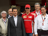 GP MESSICO, 29.10.2015 - Bernie Ecclestone (GBR), President e CEO of FOM, Enrique Pena Nieto (MEX), President of Mexico, Esteban Gutierrez (MEX) Ferrari Test e Reserve Driver e Maurizio Arrivabene (ITA) Ferrari Team Principal
