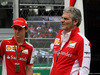 GP MESSICO, 29.10.2015 - Esteban Gutierrez (MEX) Ferrari Test e Reserve Driver e aMaurizio Arrivabene (ITA) Ferrari Team Principal