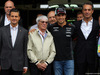 GP MESSICO, 29.10.2015 - Enrique Pena Nieto (MEX), President of Mexico with Bernie Ecclestone (GBR), President e CEO of FOM e Sergio Perez (MEX) Sahara Force India F1 VJM08