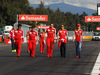 GP MESSICO, 29.10.2015 - Sebastian Vettel (GER) Ferrari SF15-T e Esteban Gutierrez (MEX) Ferrari Test e Reserve Driver
