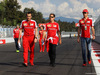 GP MESSICO, 29.10.2015 - Sebastian Vettel (GER) Ferrari SF15-T e Esteban Gutierrez (MEX) Ferrari Test e Reserve Driver
