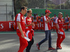 GP MESSICO, 29.10.2015 - Sebastian Vettel (GER) Ferrari SF15-T e Esteban Gutierrez (MEX) Ferrari Test e Reserve Driver