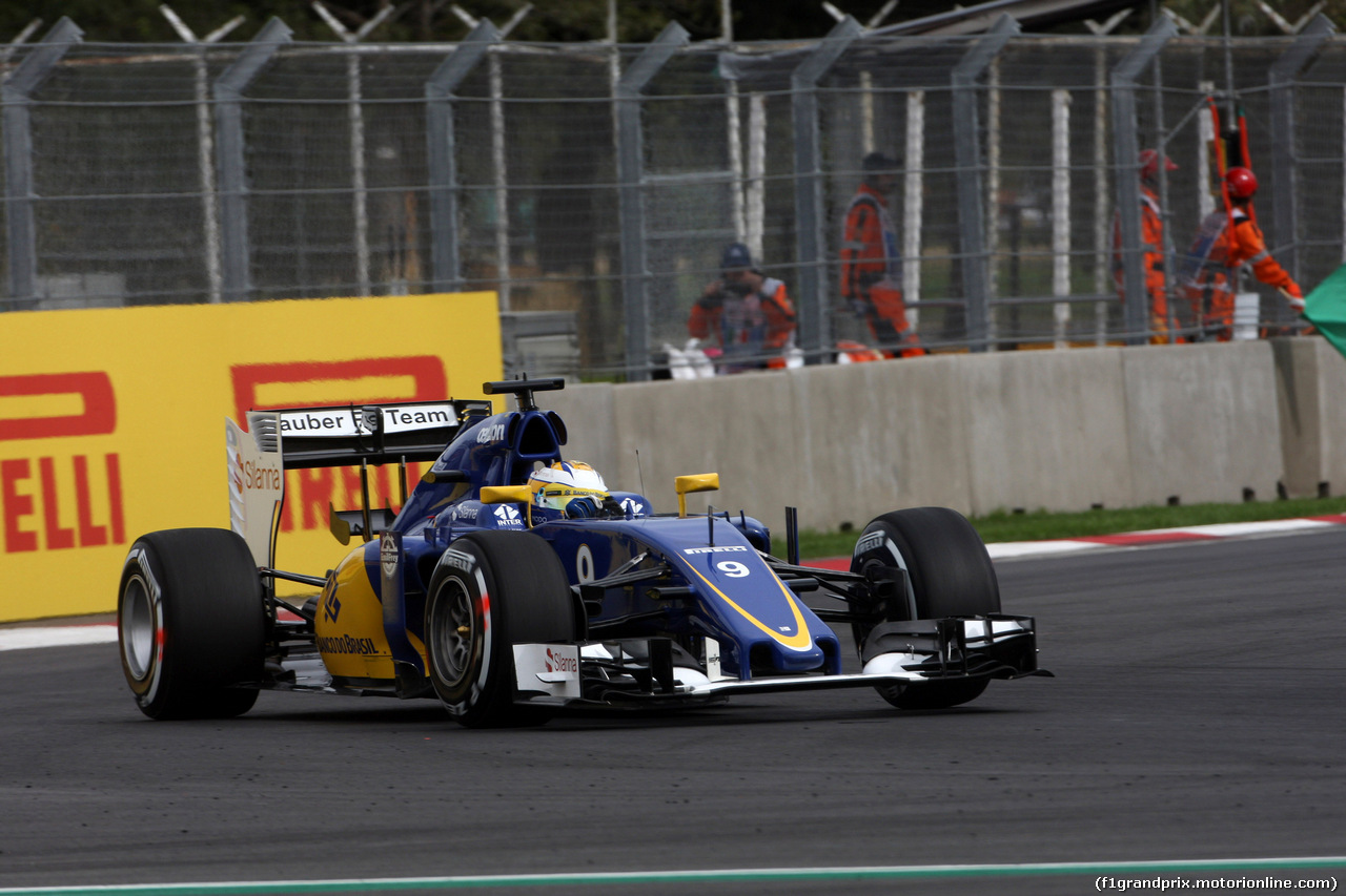 GP MESSICO, 31.10.2015- Prove Libere 3, Marcus Ericsson (SUE) Sauber C34