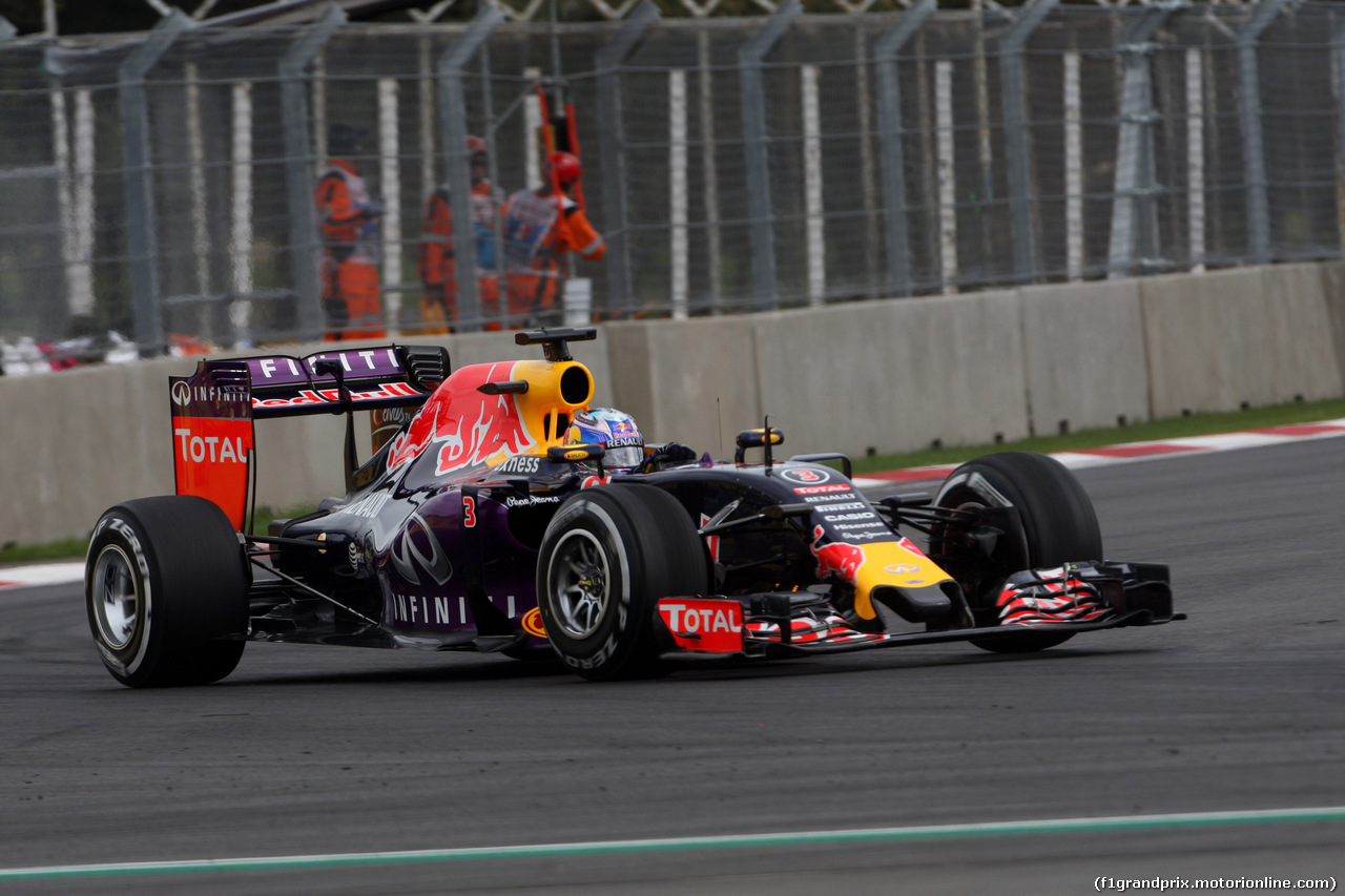 GP MESSICO, 31.10.2015- Prove Libere 3, Daniel Ricciardo (AUS) Red Bull Racing RB11