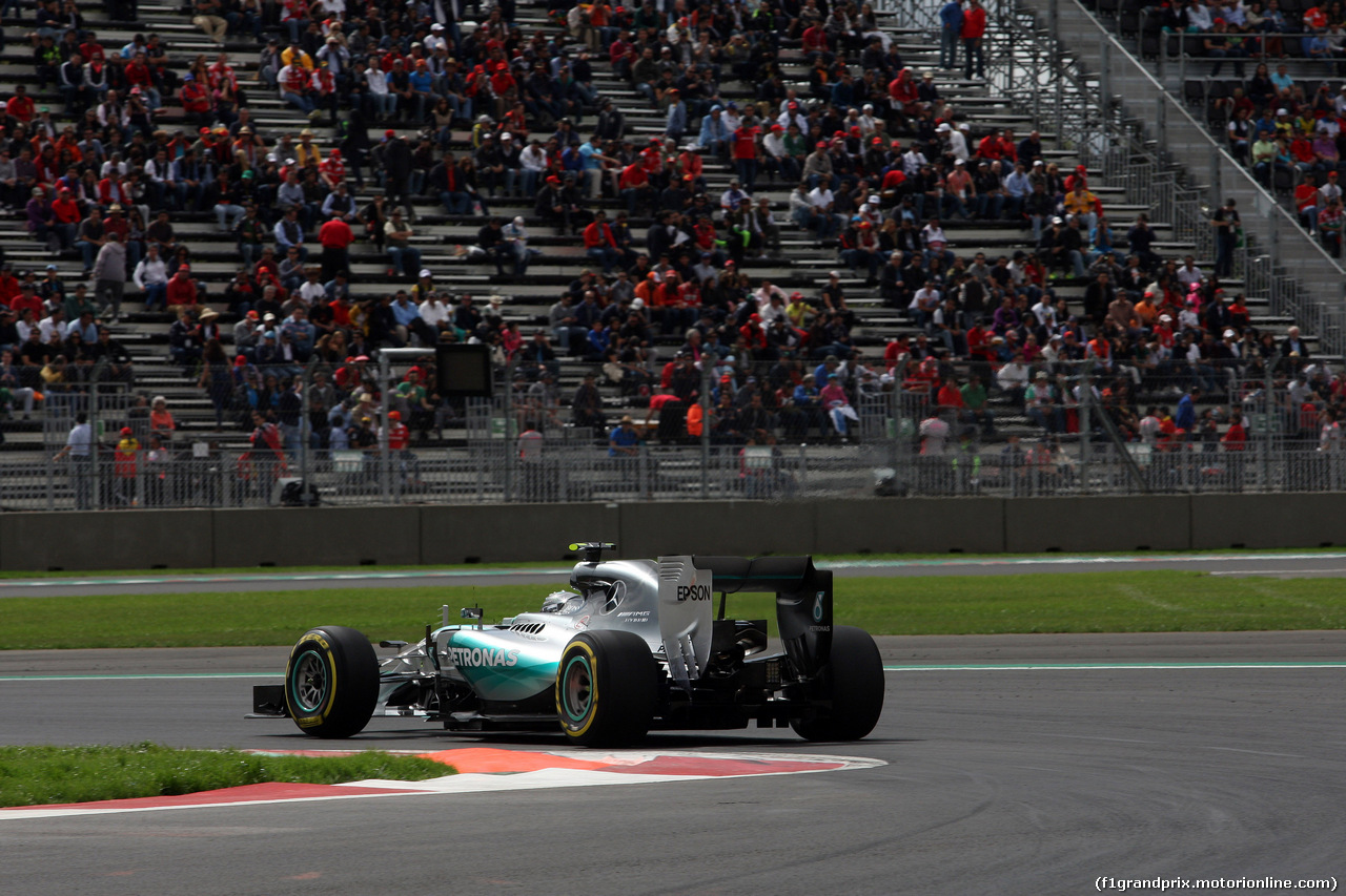 GP MESSICO, 31.10.2015- Prove Libere 3, Nico Rosberg (GER) Mercedes AMG F1 W06
