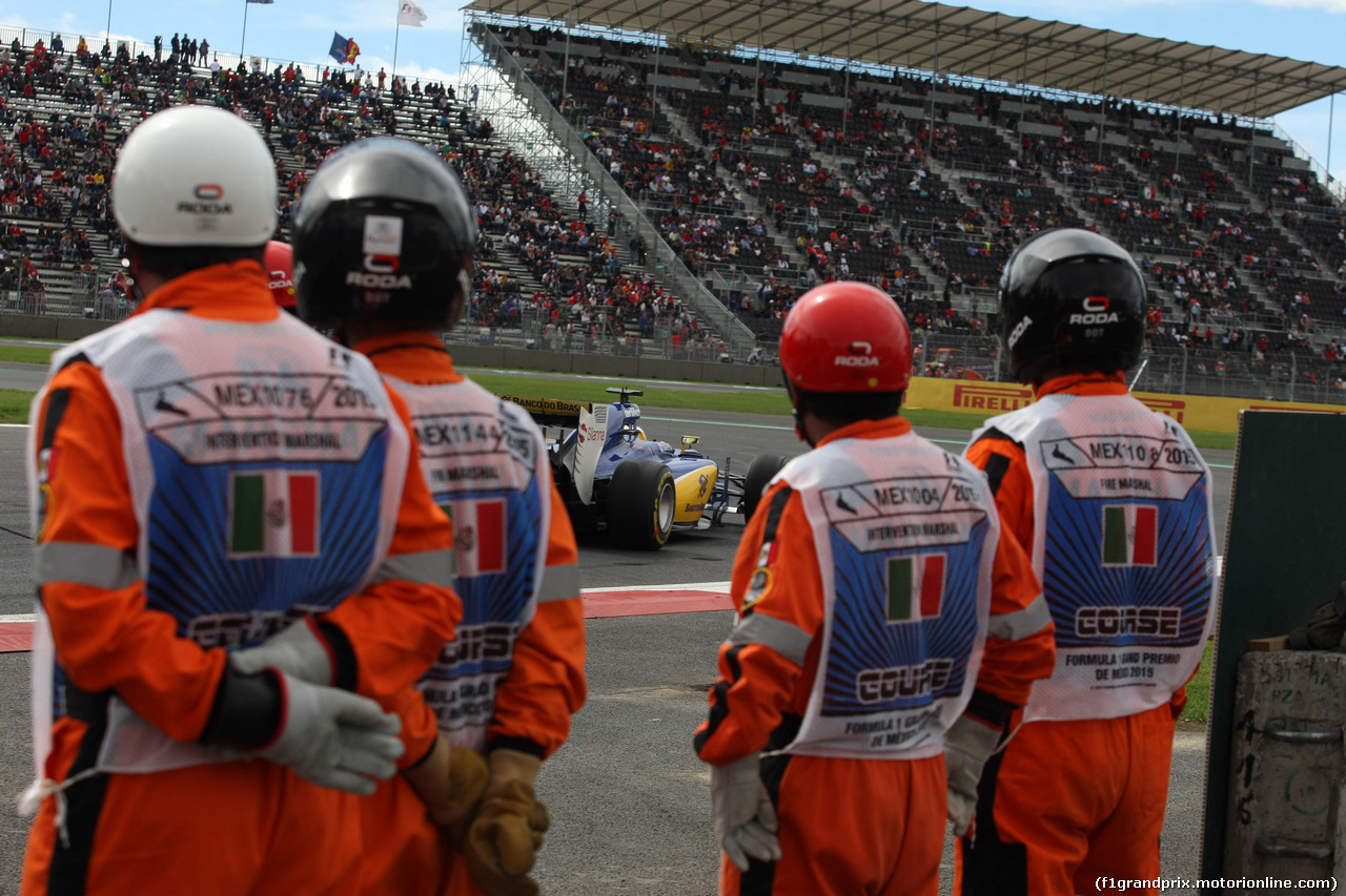 GP MESSICO, 31.10.2015- Prove Libere 3, Marcus Ericsson (SUE) Sauber C34