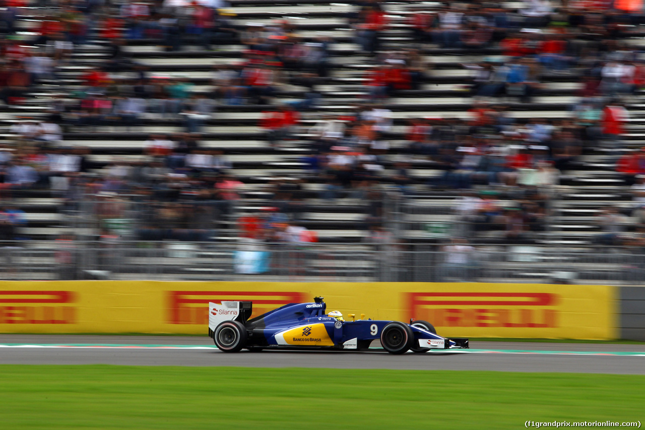 GP MESSICO, 31.10.2015- Prove Libere 3, Marcus Ericsson (SUE) Sauber C34