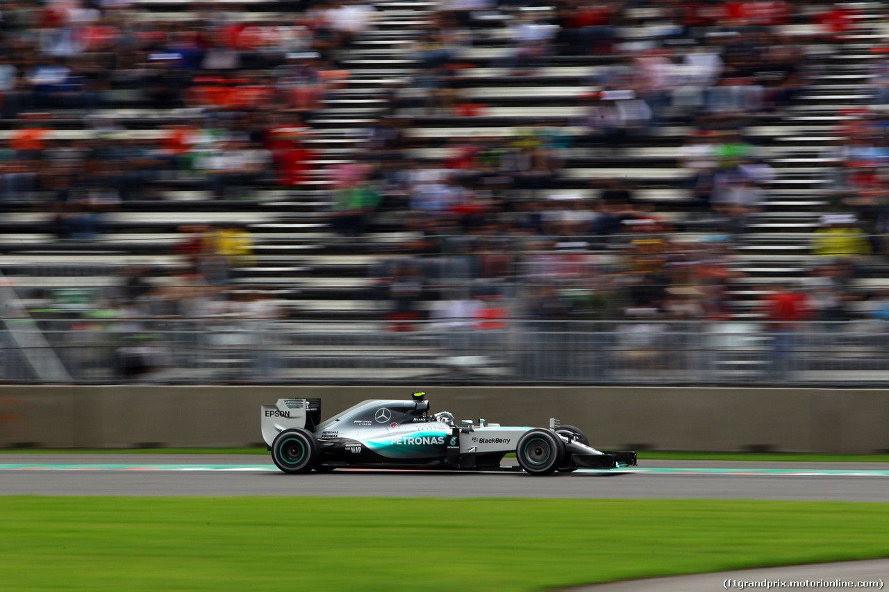 GP MESSICO, 31.10.2015- Prove Libere 3, Nico Rosberg (GER) Mercedes AMG F1 W06