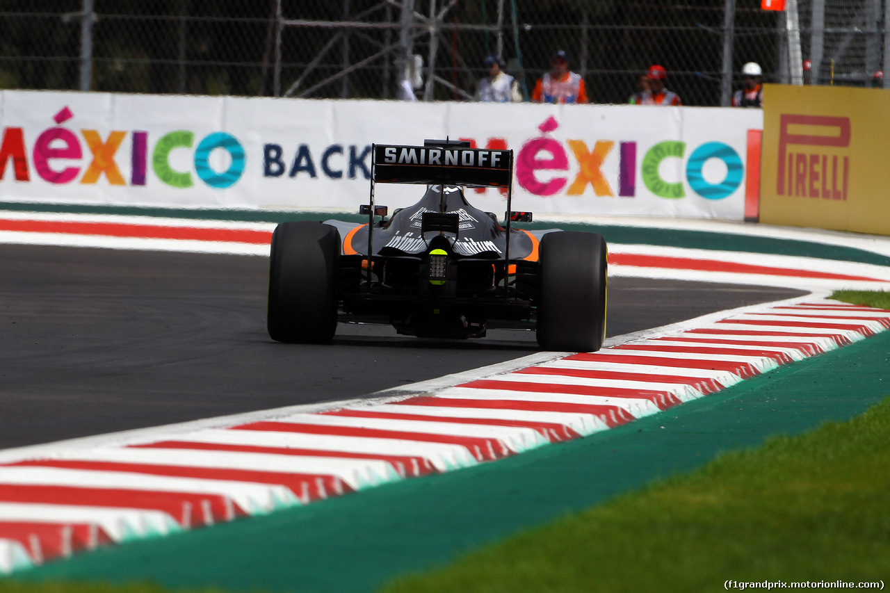 GP MESSICO, 31.10.2015- Prove Libere 3, Nico Hulkenberg (GER) Sahara Force India F1 VJM08