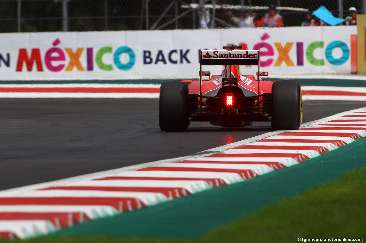 GP MESSICO, 31.10.2015- Prove Libere 3, Sebastian Vettel (GER) Ferrari SF15-T