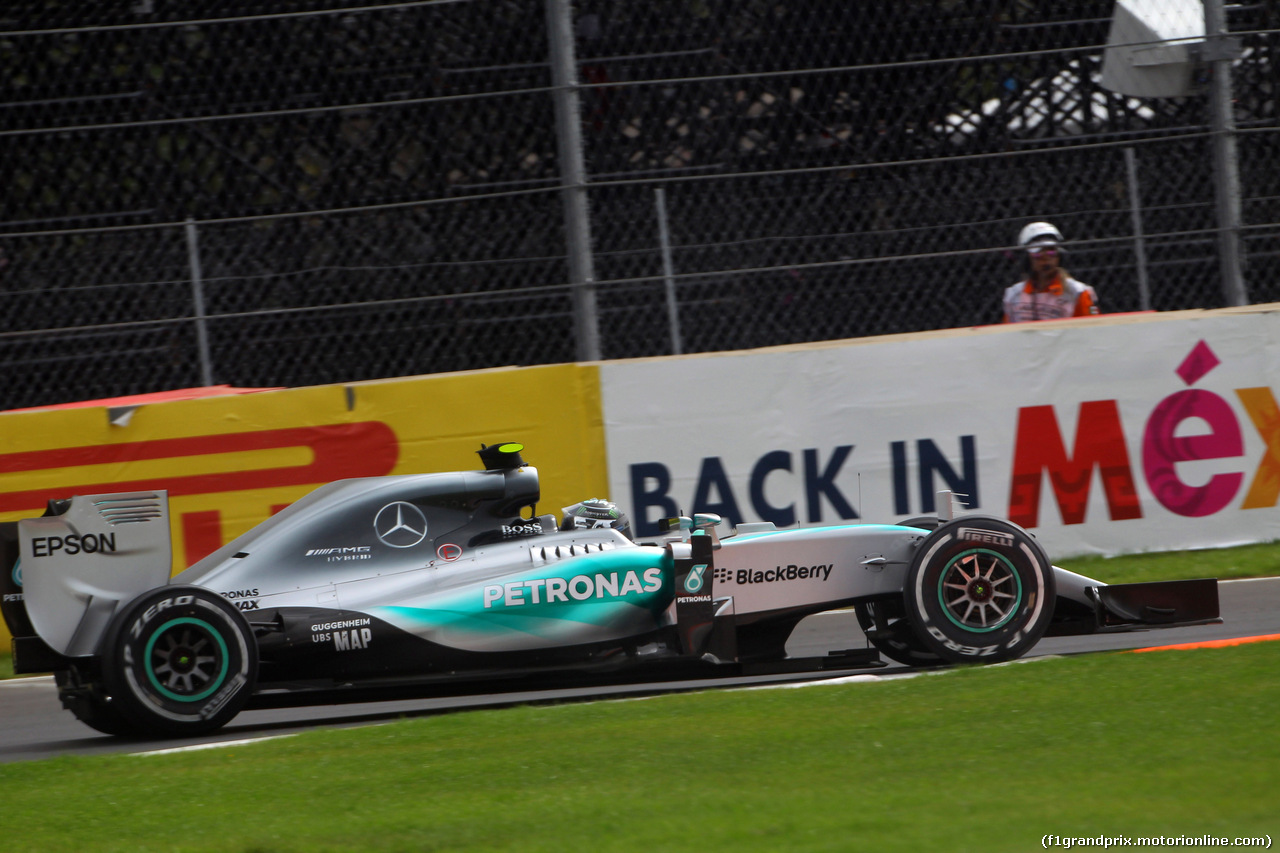GP MESSICO, 31.10.2015- Prove Libere 3, Nico Rosberg (GER) Mercedes AMG F1 W06